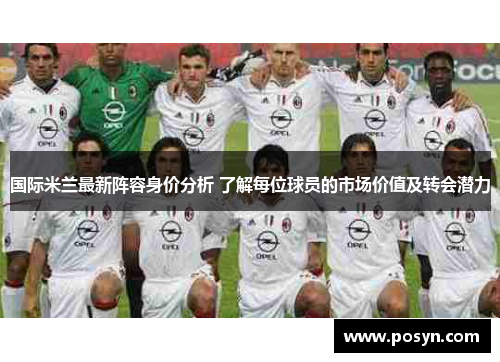 国际米兰最新阵容身价分析 了解每位球员的市场价值及转会潜力